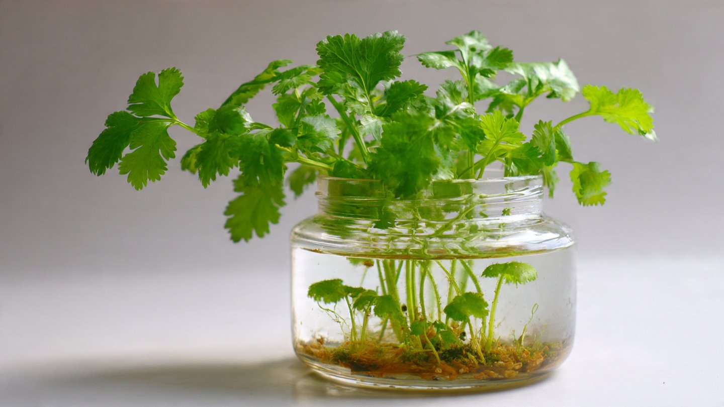 Discover the Easy Way to Grow Coriander in Water at Home