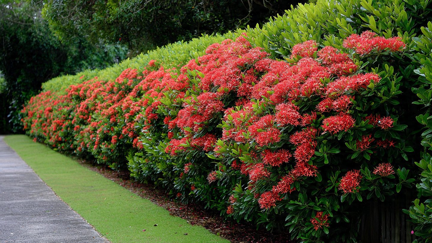 How to Achieve the Best Way to Grow Ixora as a Flower Hedge