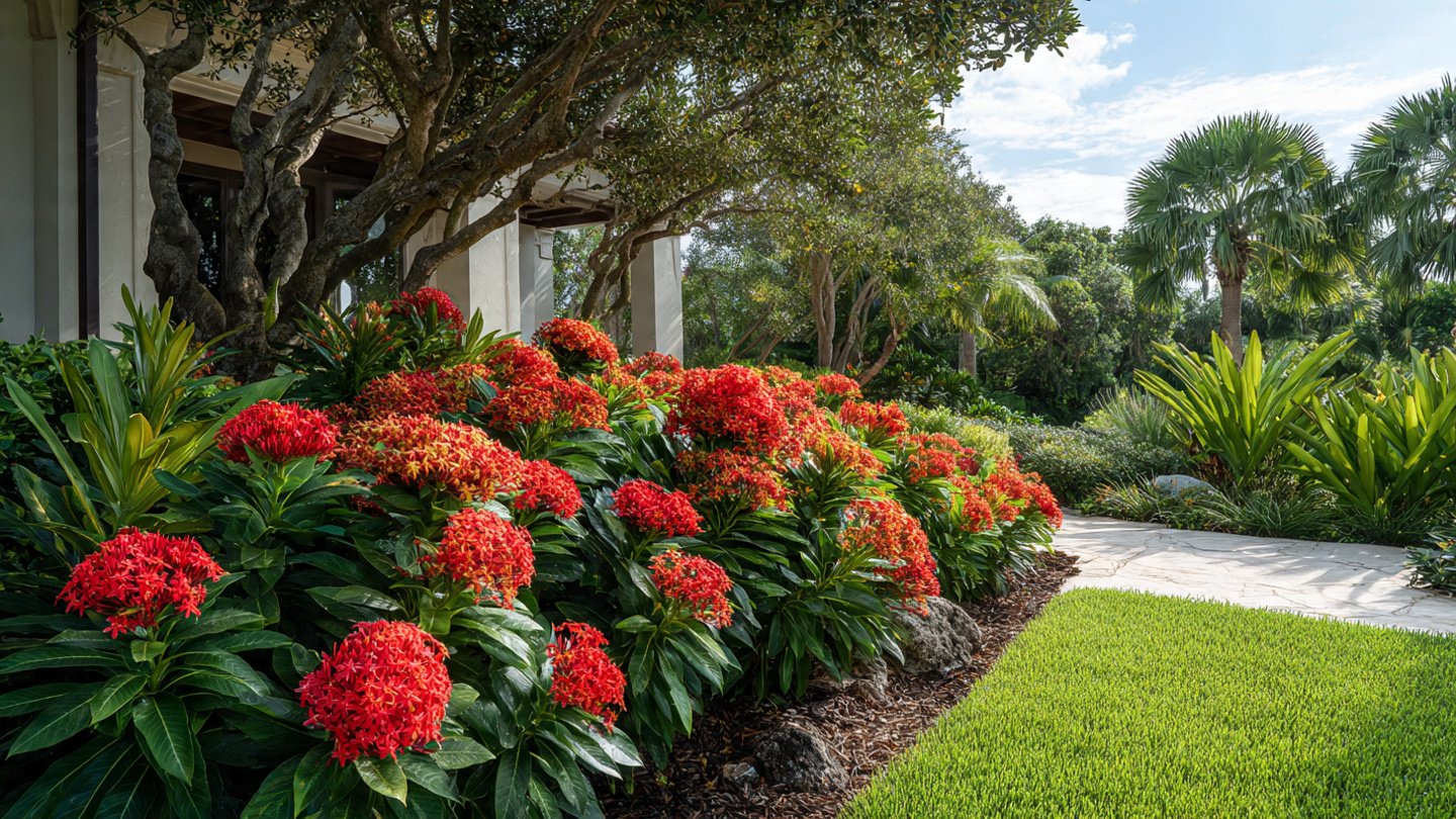 How to Grow Ixora Borders in Full Sun for Vibrant Outdoor Spaces
