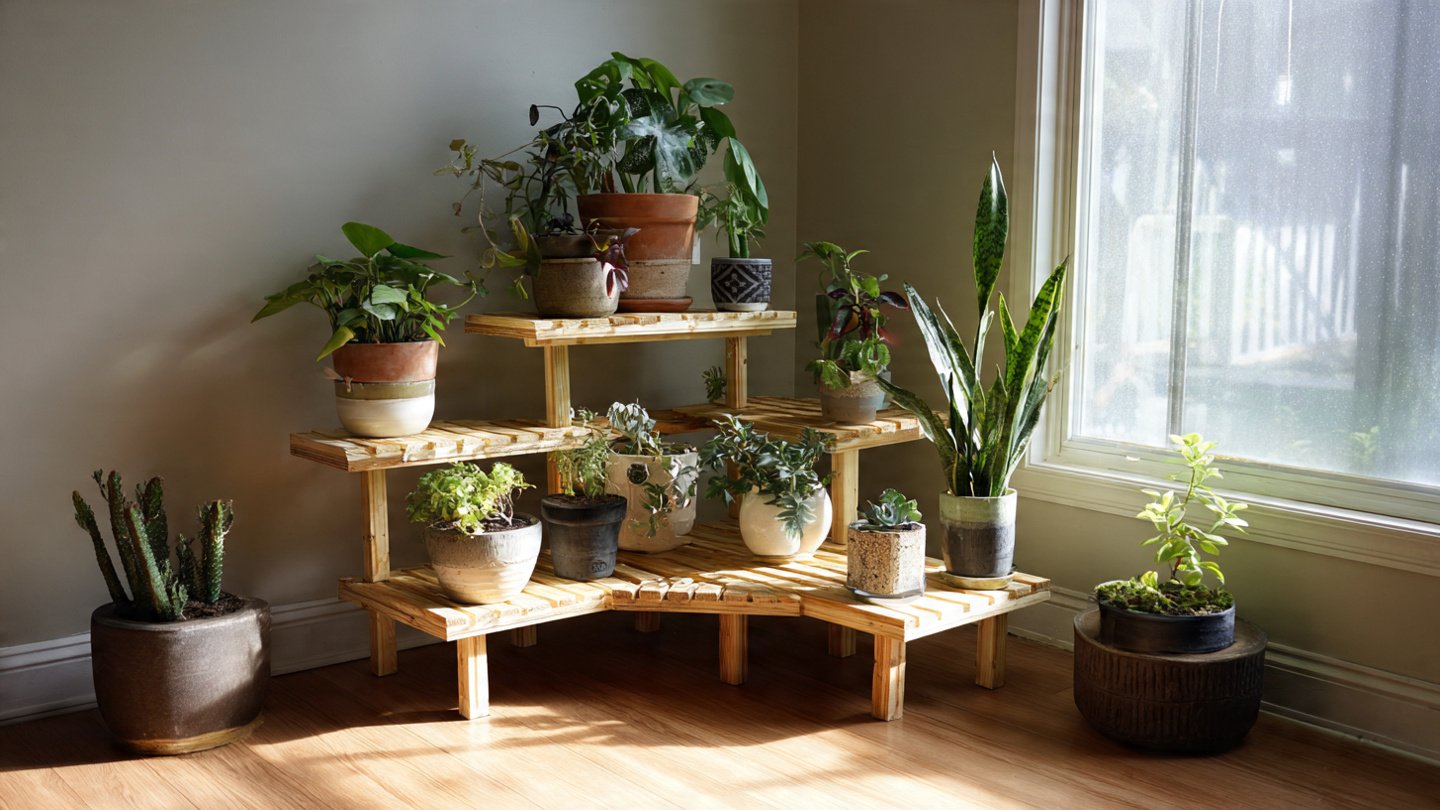 How Can You Build a Multi Level Plant Stand From Scratch?