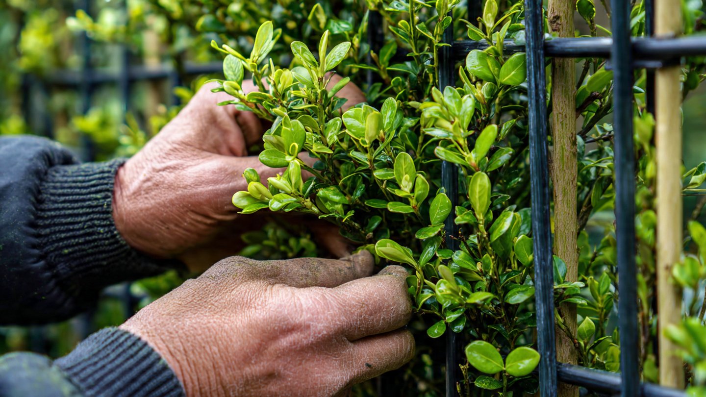 How Can You Achieve a Perfectly Shaped Boxwood Without Measuring at All?