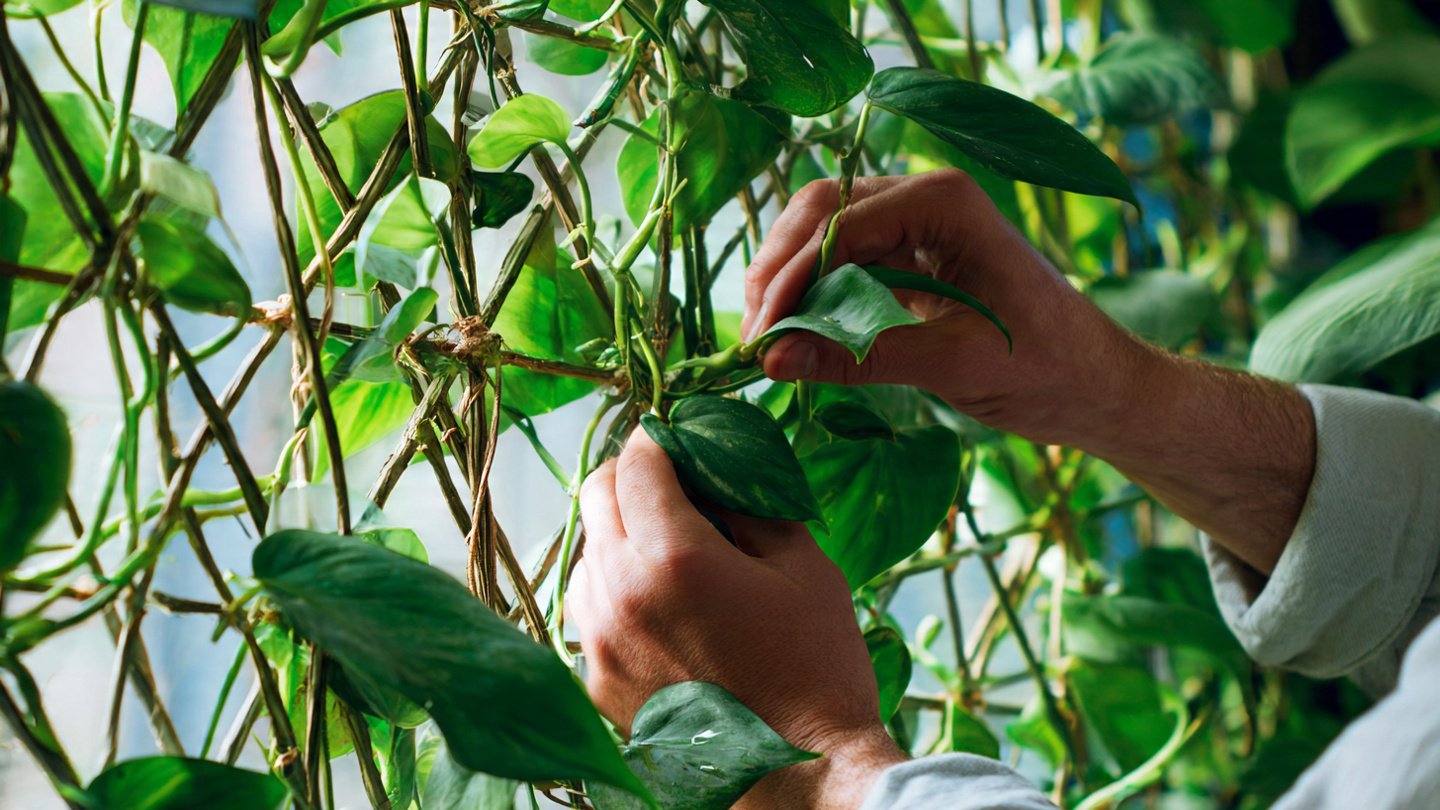 How Can You Effectively Support a Growing Philodendron on a Trellis?