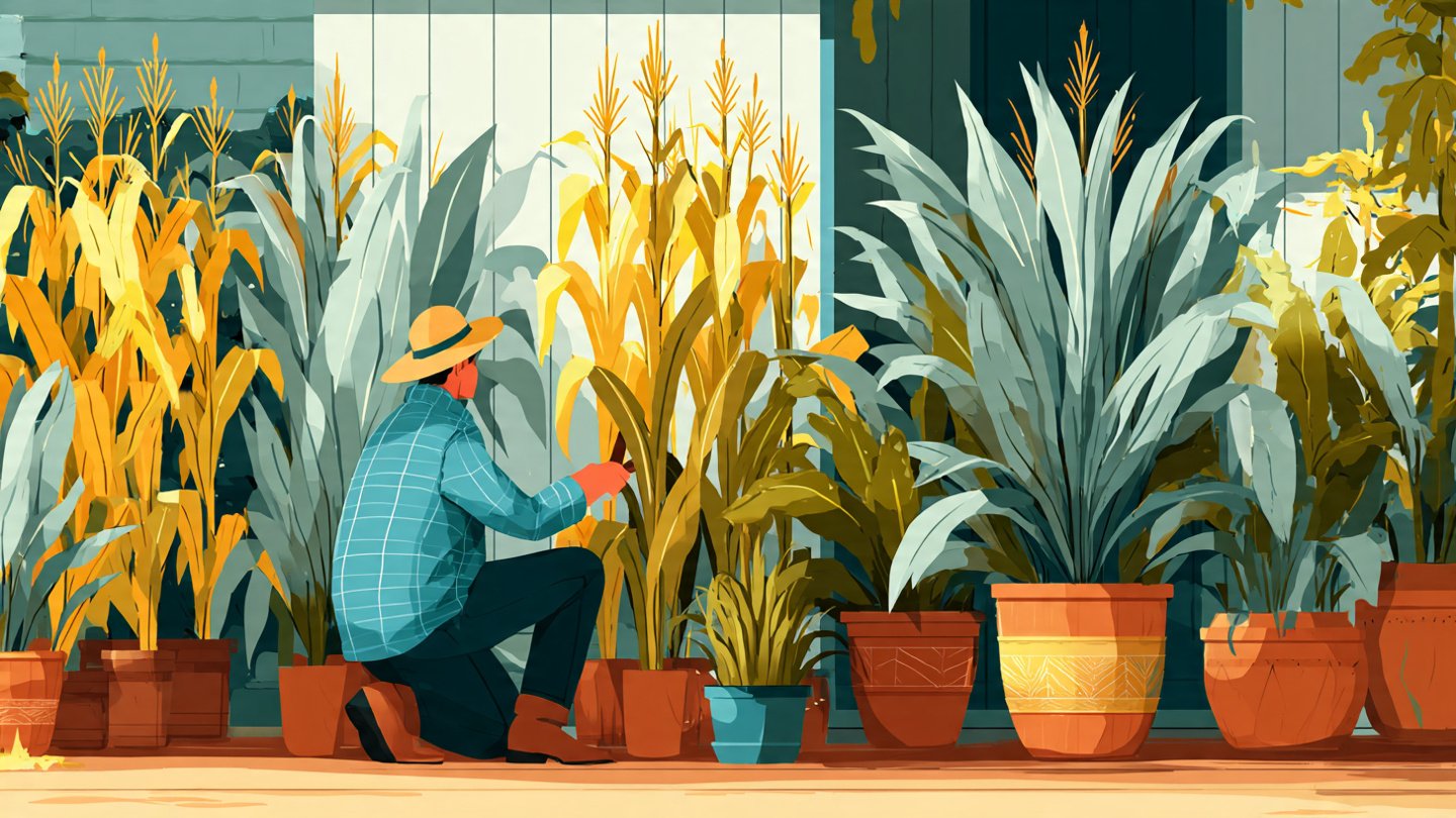 How Can You Effectively Trim Overgrown Leaves on Your Potted Plants?