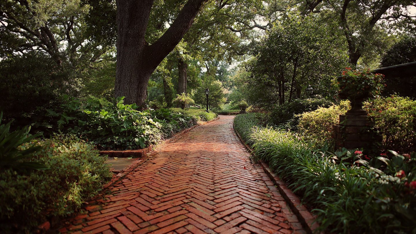 How Can You Transform Old Brick into a Stunning Herringbone Garden Path?