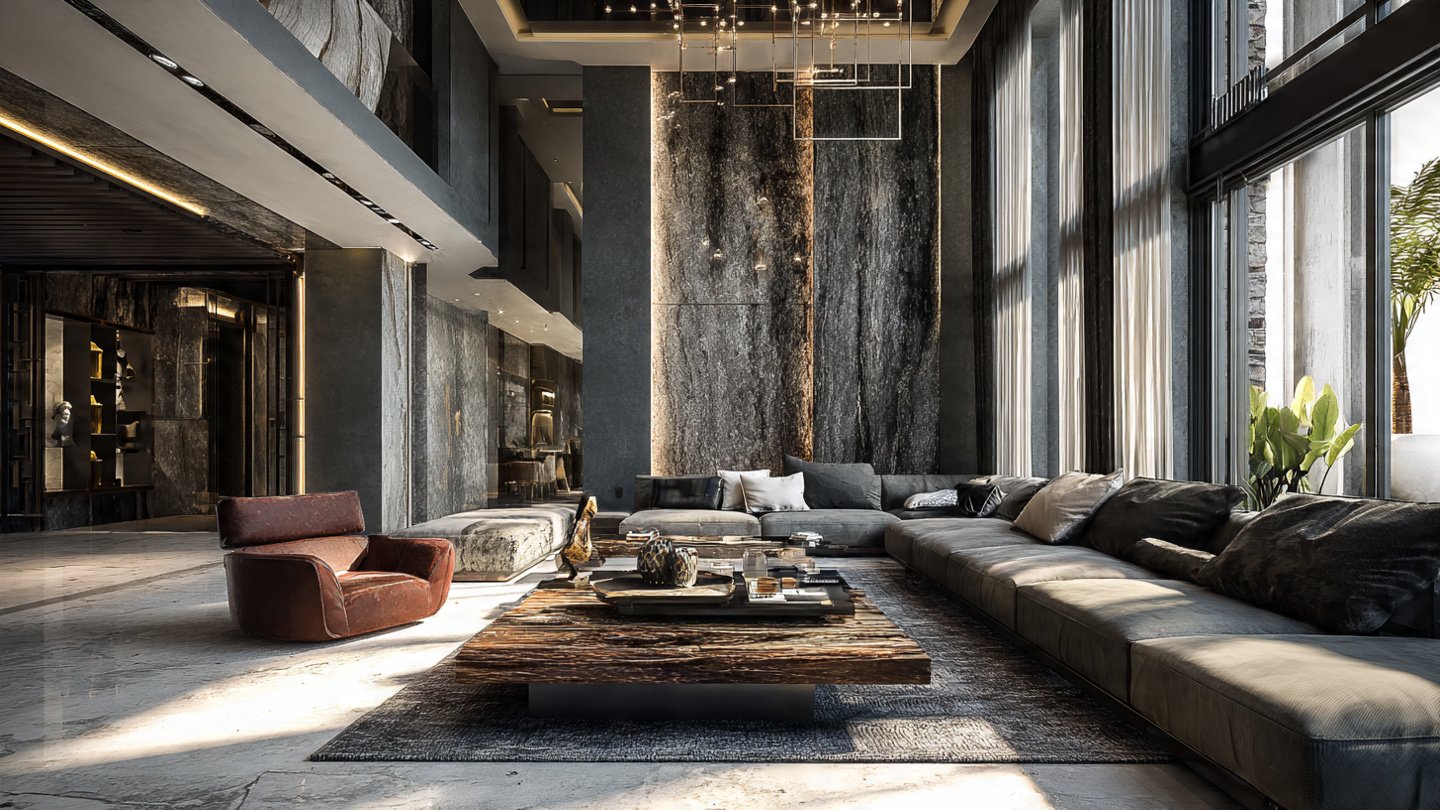 How Can You Create a Stunning Modern Living Room that Highlights a Focal Point?