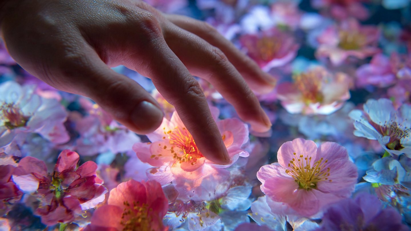 The Amazing Reaction of Flowers to Human Touch