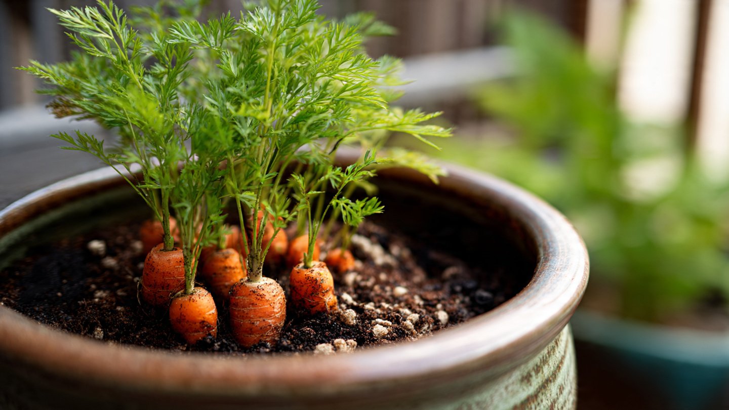 Can You Really Grow Baby Carrots in a Deep Ceramic Pot?