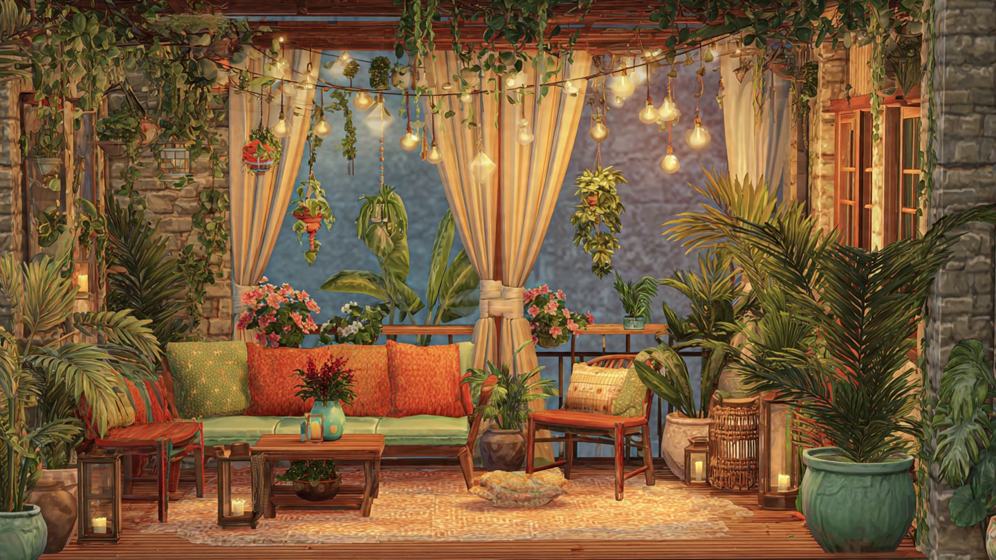 How to Turn a Balcony into a Tropical Paradise