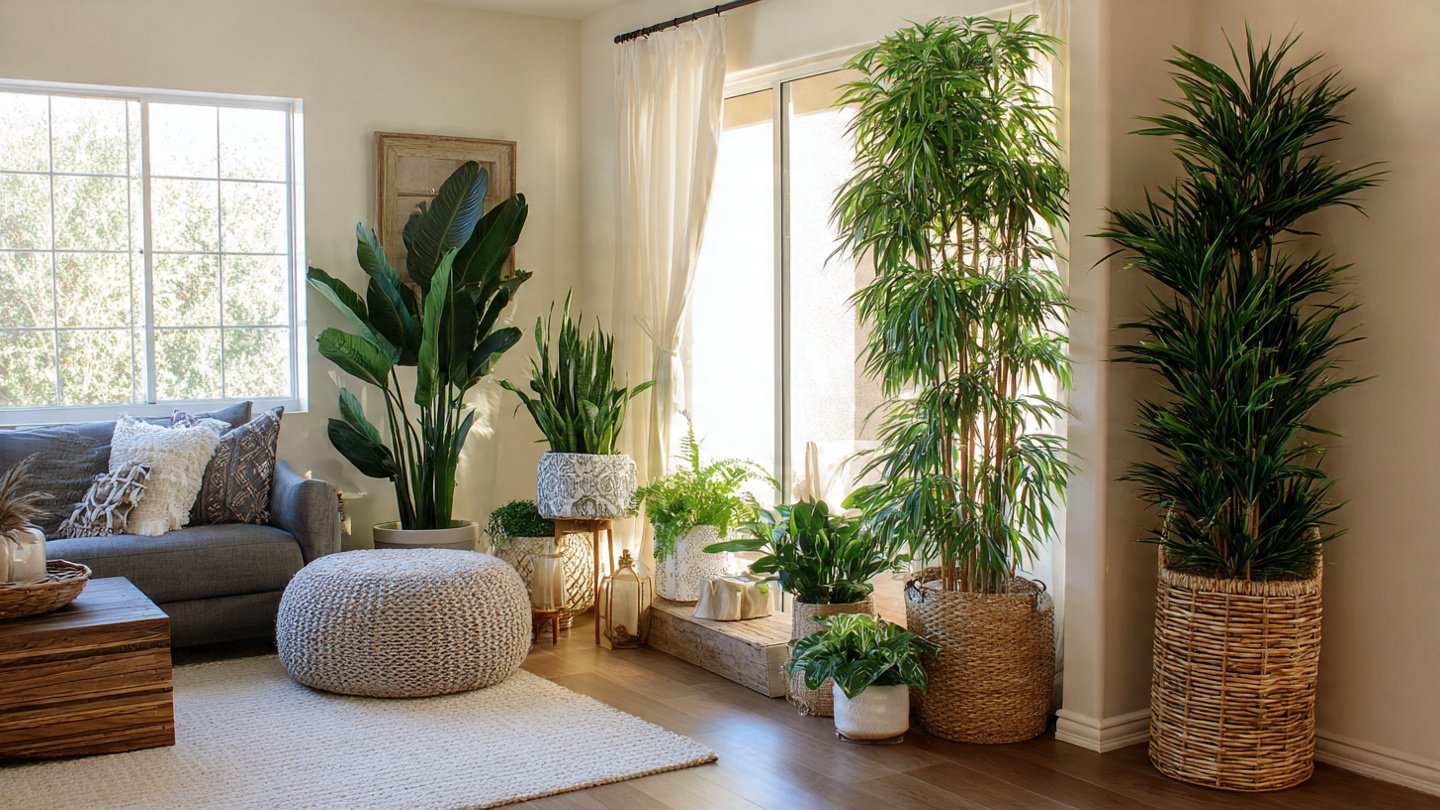 Why Are Interior Designers Choosing Tall Plants to Transform Awkward Corners?