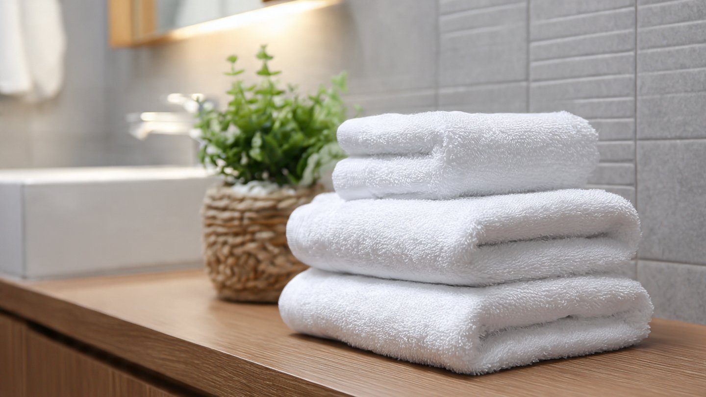 Why Do Professional Stagers Rely on White Towels in Bathrooms?