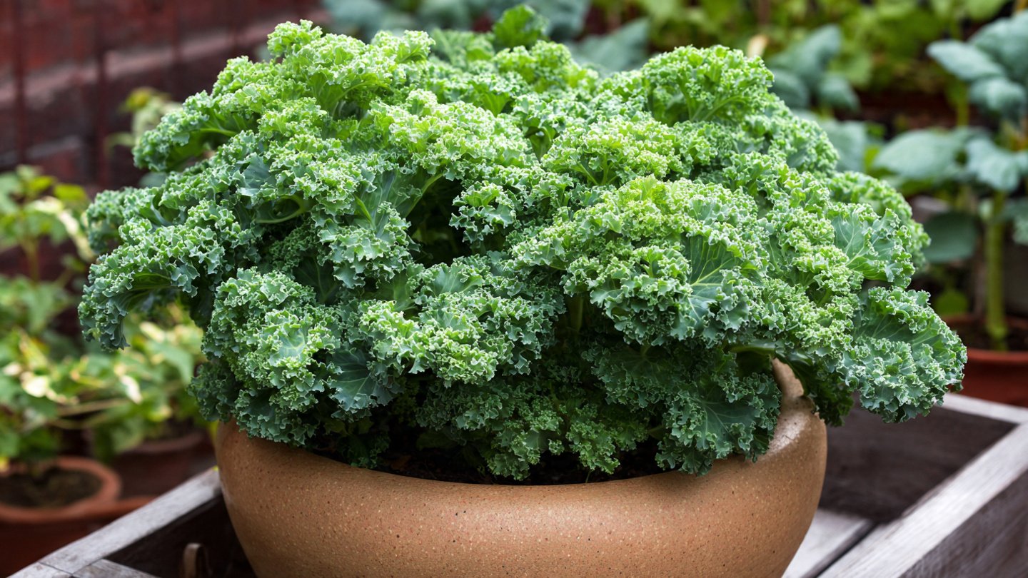 Can You Successfully Grow Curly Kale in a Small Potted Garden?